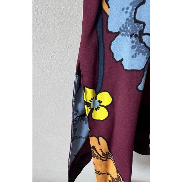 MARNI Bold Floral Print Mini Dress Women’s Size 40 Holiday Retro Colorful RARE - Picture 8 of 11